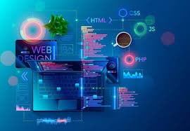 Web design service illustration